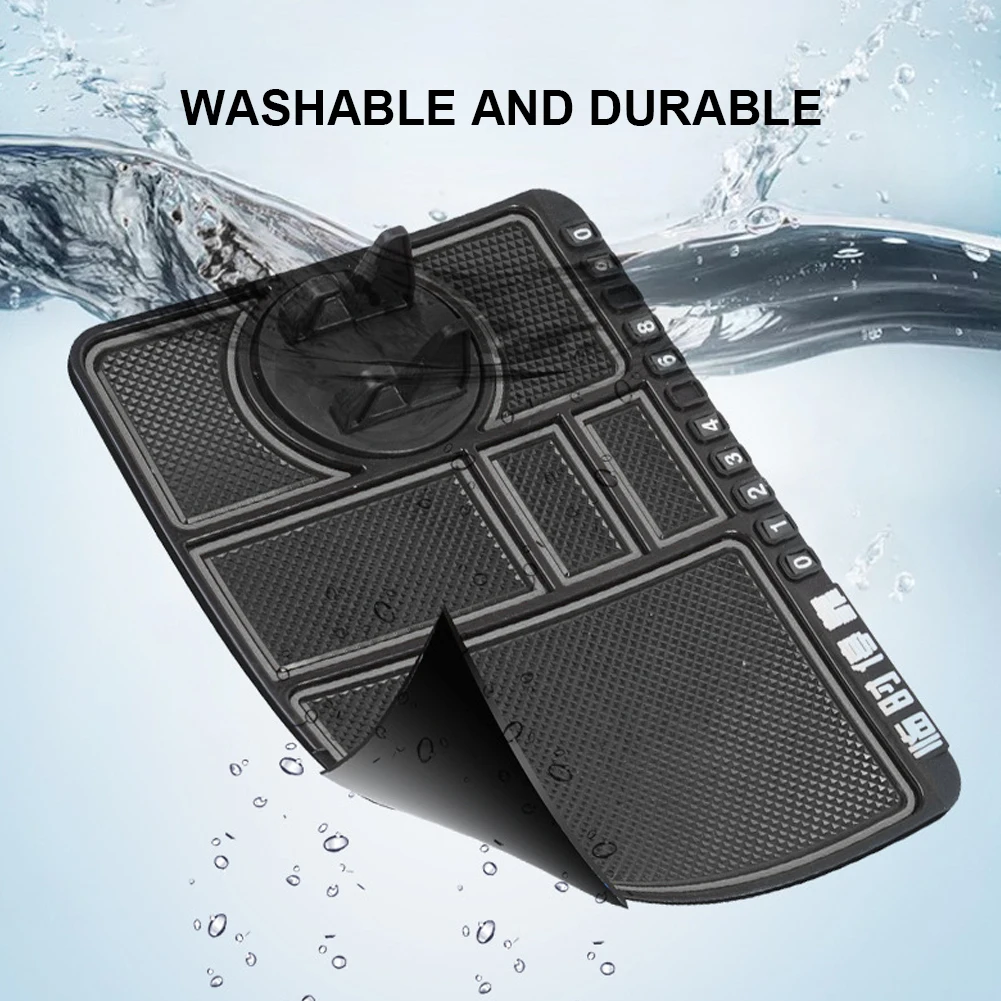 Car Dashboard Anti-Slip Mat Multifunctional Mobile Phone Holder Sticky Phone Seat Anti-Slip Pad Interior Accessories car non slip mat non slip mat car dashboard mat non slip dash mat dash adhesive holder dashboard phone holder dash phone holder