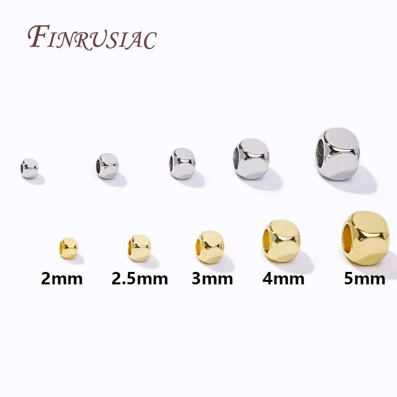 Gold Square Spacer Beads 4