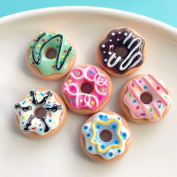 6/12 pz 2.2 cm Mini A Forma di Ciambella Magneti Da Frigorifero Colorato Kawaii Decalcomanie Frigo Lavagna Carino Frigo Adesivo Decorazione Della Cucina 1