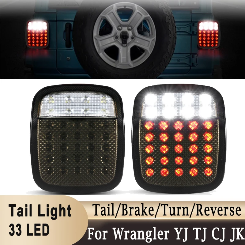 

Задний фонарь для Wrangler YJ TJ JK CJ IP67, 16/33 светодиодов