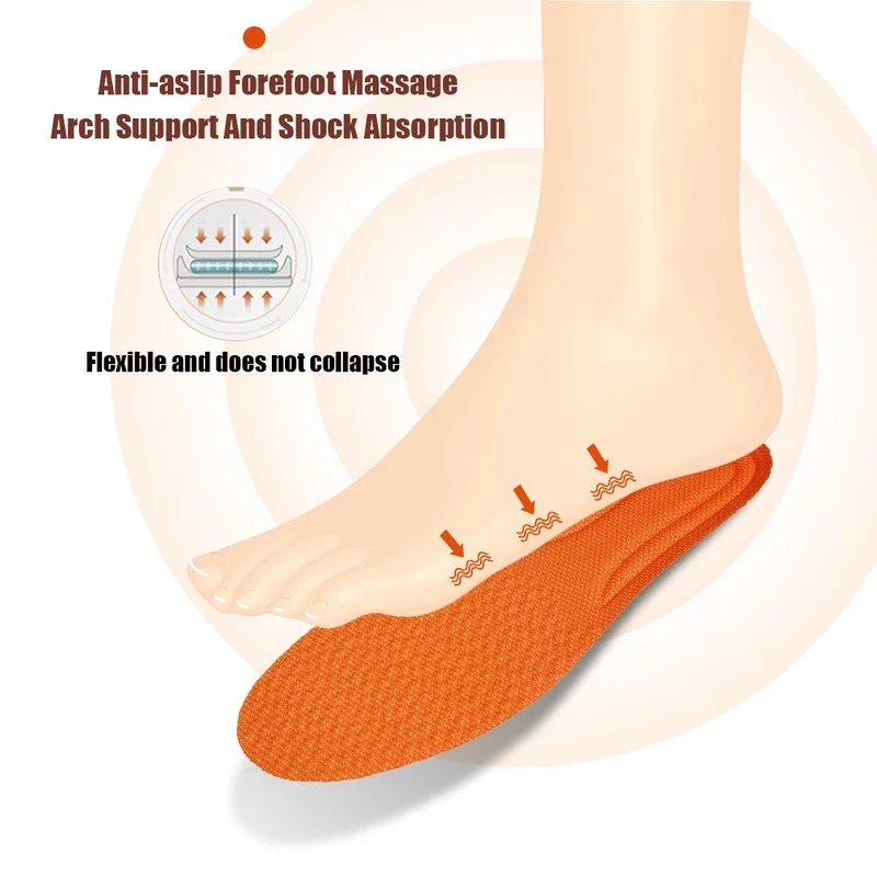 Shoe insoles Orthopedic insoles 1Pair Thicken Sport Insoles Man Women Soft Memory Foam Insoles Breathable Deodorization PU Cushion Pad for Running Shoes