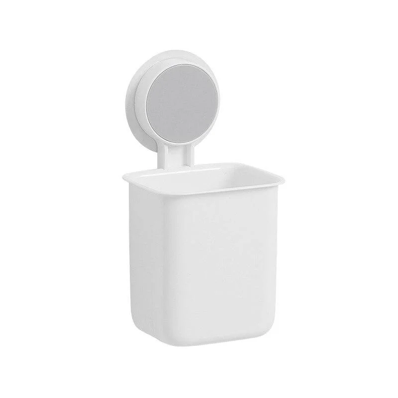 Toothbrush Wall Mounted Holder Toothpaste Mouth Cup Drill-Free Bathroom Storage Shelf Portable Rack storage rack,bathroom shelf,bathroom storage shelf,storage shelf,bathroom accessories,bathroom corner shelf,toothbrush holder set,floating shelves