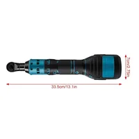 Clé à cliquet sans fil Makita 18V sans balais à angle droit, clé à vitesse variable, outil électrique à LED 2