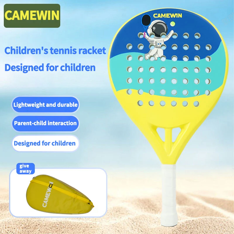 Child Padel racket Tennis racket Paddle Cricket bat Beach tennis Racket 50%carbon fiber 50%glass fiber tennis racket padel racket