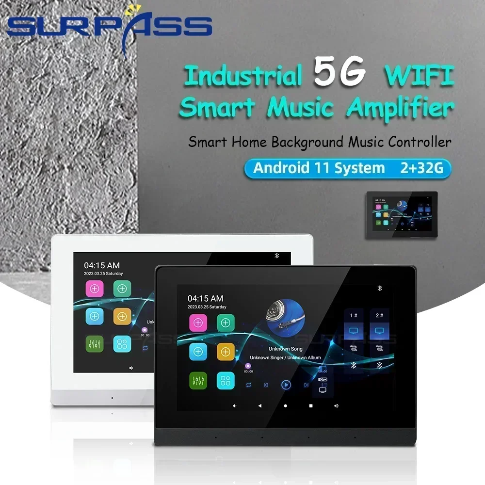 WIFI in Wall Amplifier 7 Bluetooth Touch Screen Android 11 Wall Panel 8X30W Background Stereo Sound System Alexa Voice Control AliExpress 44