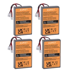 High-Capacity 2000mAh Replacement Battery for Wireless Gaming Controllers (4 Pcs Batteries)