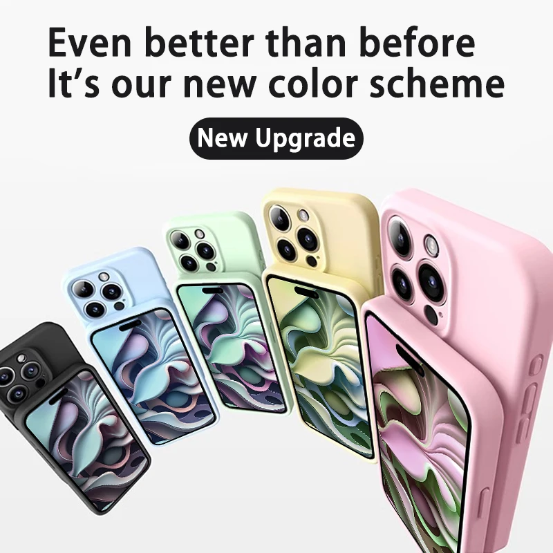 Sleek Shockproof Phone Case with Lens Protector & Durable Back Cover