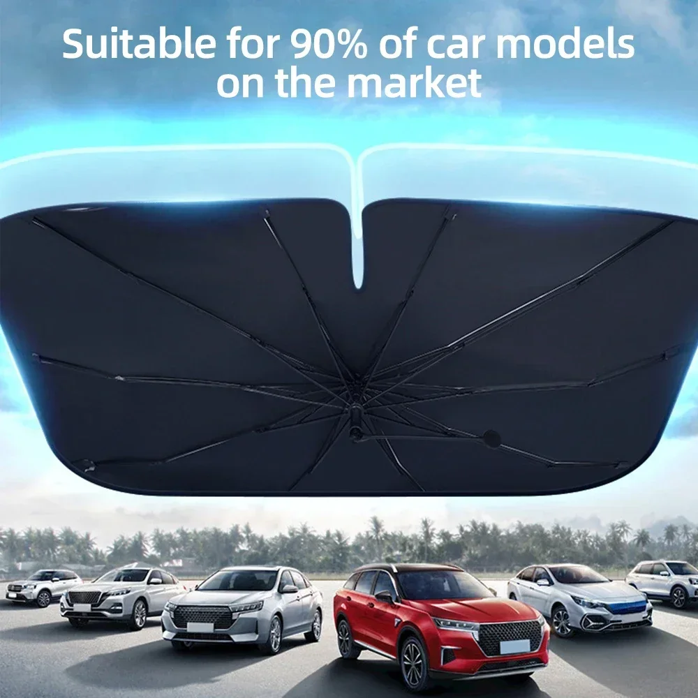 Foldable Car Windshield Sunshade Umbrella 5