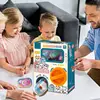 Mini Vending Machine Surprise Lucky Draw Machine Props Mini Claw Machine Prizes With 6 Twisters Kids Figures Arcade Grabber Game 5