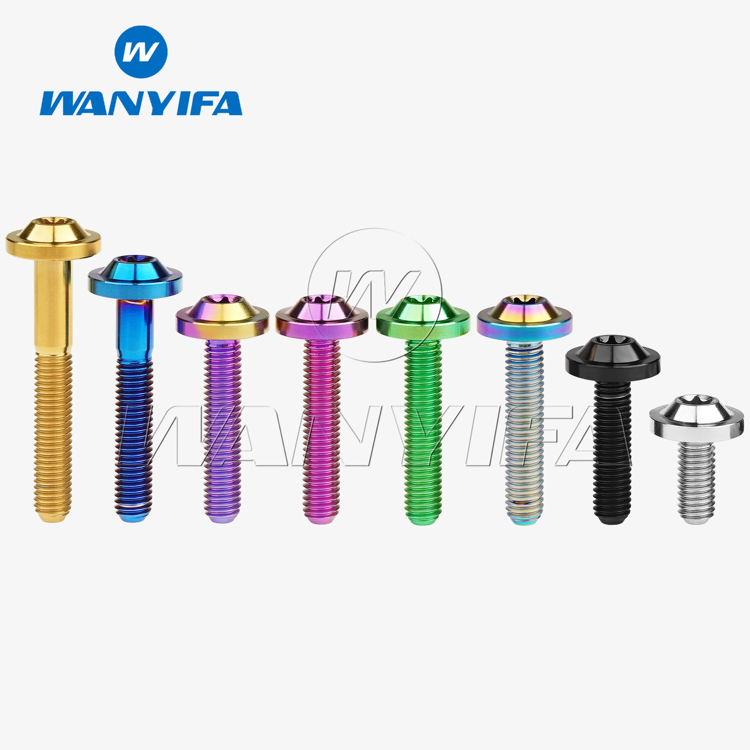 Titanium Ti Bolt M5x10/12/15/20/25/30/35mm Torx T25 Head Screws Ride Modification Fastener
