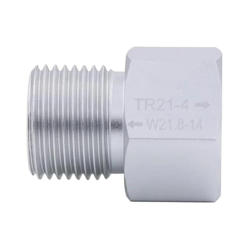 Compact Water Bottle Adapter Reliable Connector TR21.4 to W21.8 Adapter Metal Portable Carbonation Accessories