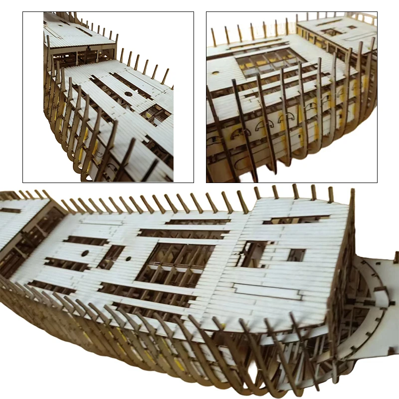 Silent Mary DIY Wooden Pirates Ship Model Kit Building Model Handmade Gift