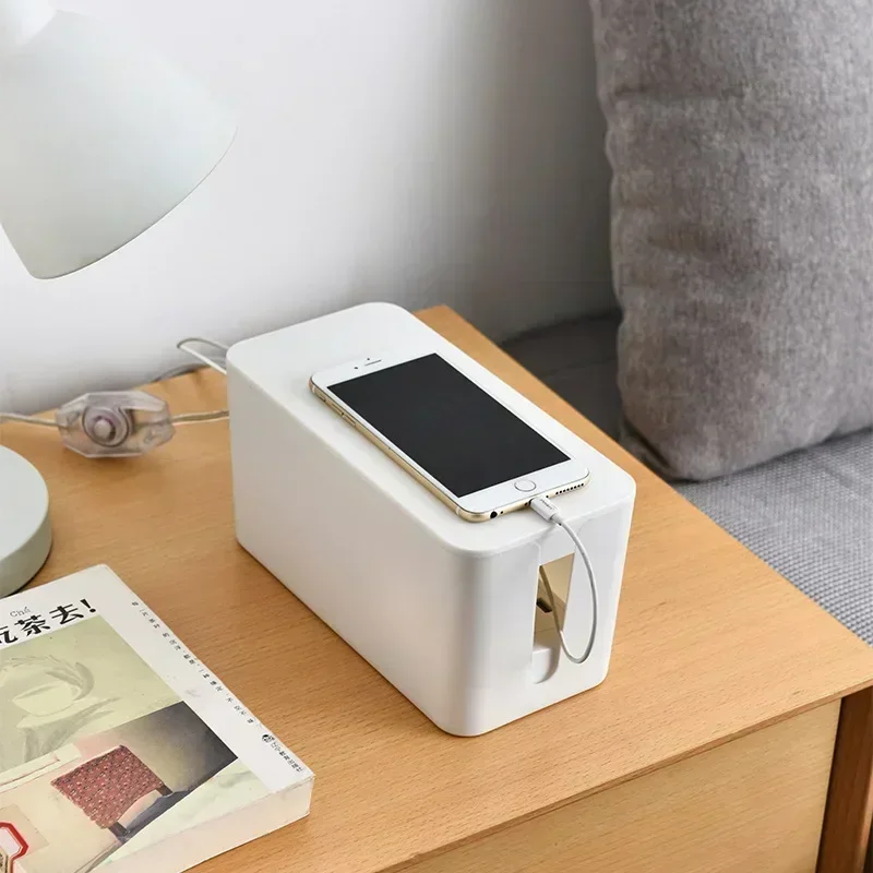Cable Storage Box and Wire Management Organizer