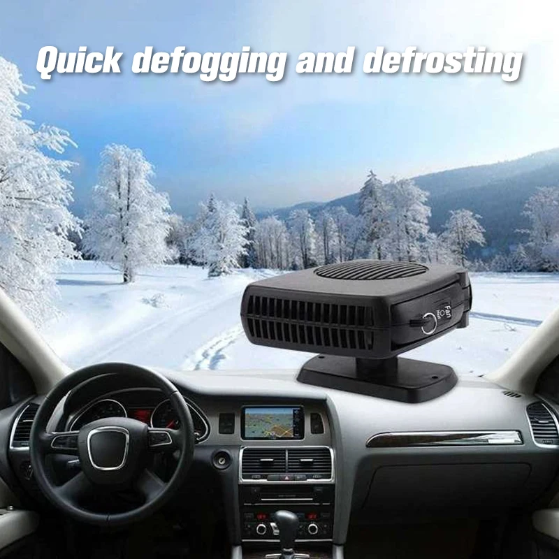 12/24V Universal Winter Portable Car Electric Heater Fan Windscreen Defroster Demister