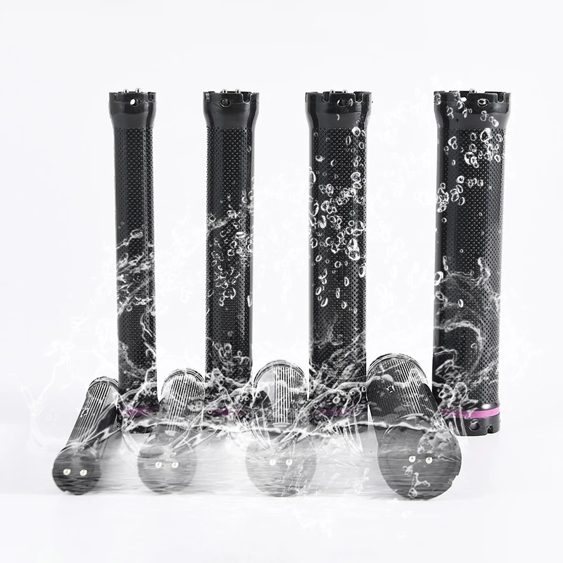 24V Extra Long Single Hole Electric Heated Hair Rollers Digital Perm Rods Sticks Sponge Clips Rubberbands 14cm 10pcs/set hair styling tool,hair curling tools