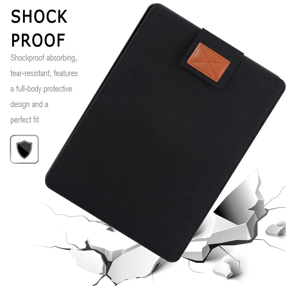 Colorful Lightweight Felt e-Reader Sleeve Carrying Case