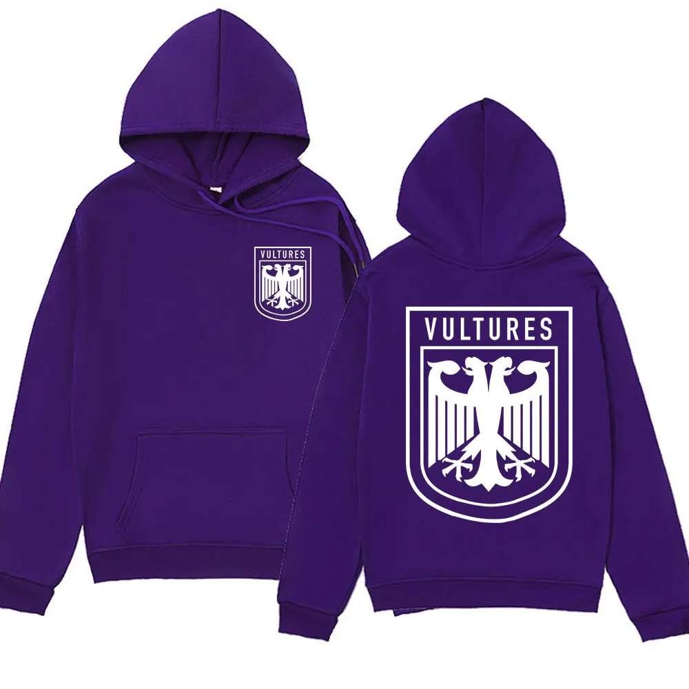 Rapper Kanye West Vultures New Album Graphics Hoodies Men Women's Oversized Hip Hop Hooded Sweatshirts Fashion Fleece Pullover