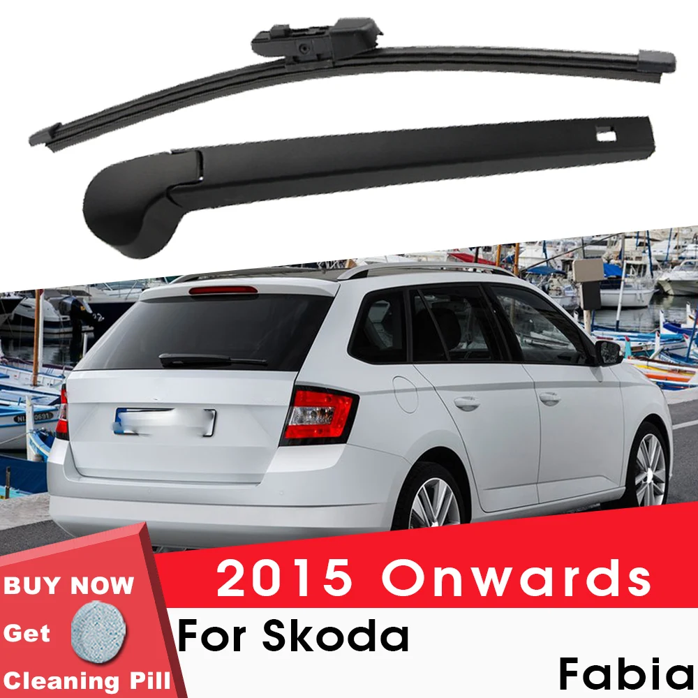 BEMOST Car Rear Windshield Wiper Arm Blades Brushes For Skoda Fabia