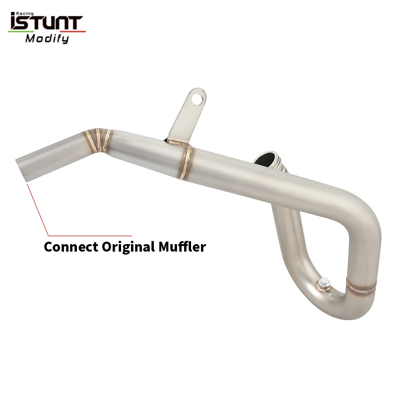 Slip On For KTM 250 300 EXC TPI SX XC 2017 2018 2019 Motorcycle Exhaust Escape Moto Front Mid Link Pipe Connect Original Muffler - Image 2