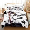 Anime Dazai Bungo Stray Dogs Bedding Set Boys Girls Twin Queen Size Duvet Cover Pillowcase Bed Kids Adult Home Textileextile 5