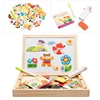 Children Puzzle Writing Magnetic Drawing Board Toys Paper / Wooden Parent Child Learning Early Education Interactive Toy TMZ 4