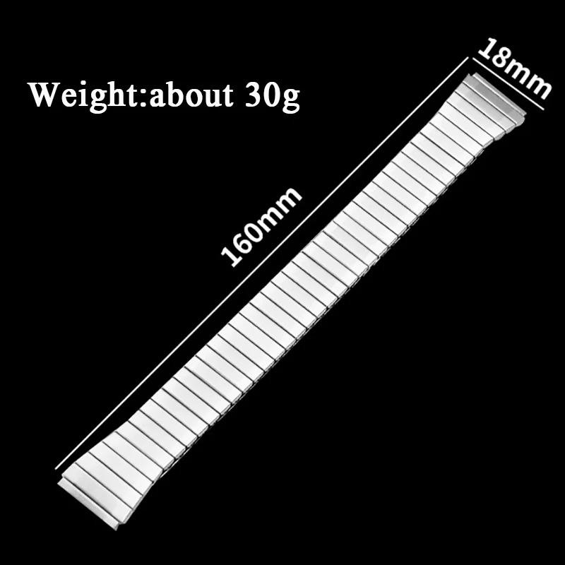 Speidel Stainless Steel 1970s 16mm 18mm 19mm Twist-o-flex Nos Vintage - Foto 11