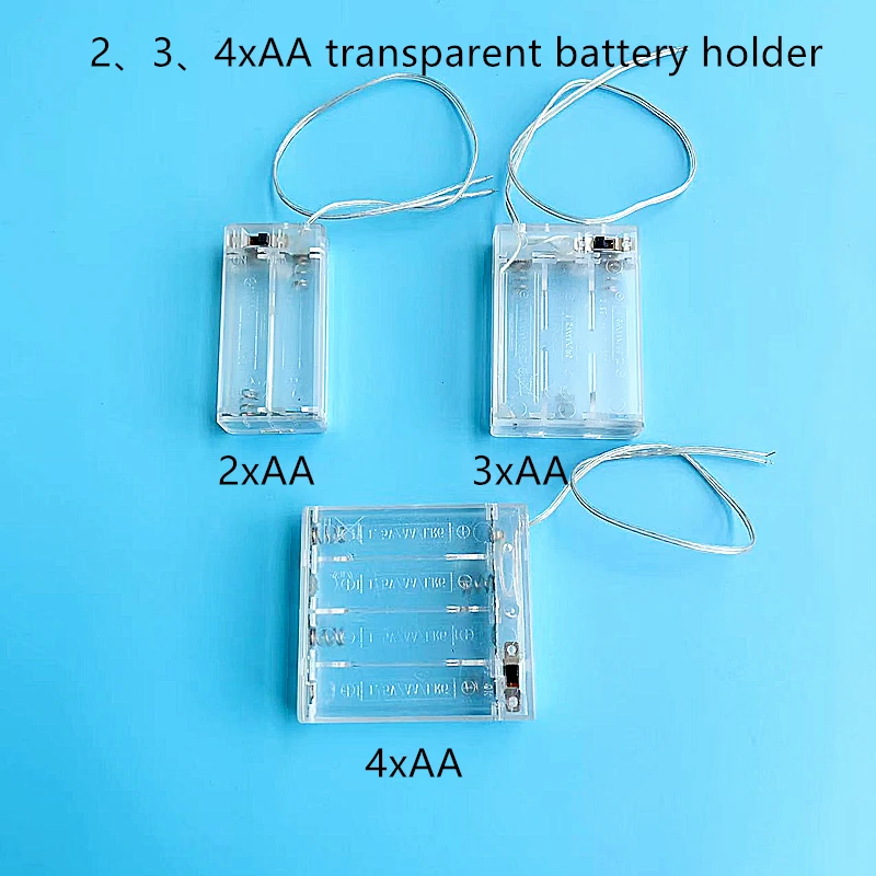 2、3、4x AA 3V 4.5V Battery Holder AA Battery Box With Switch New AA