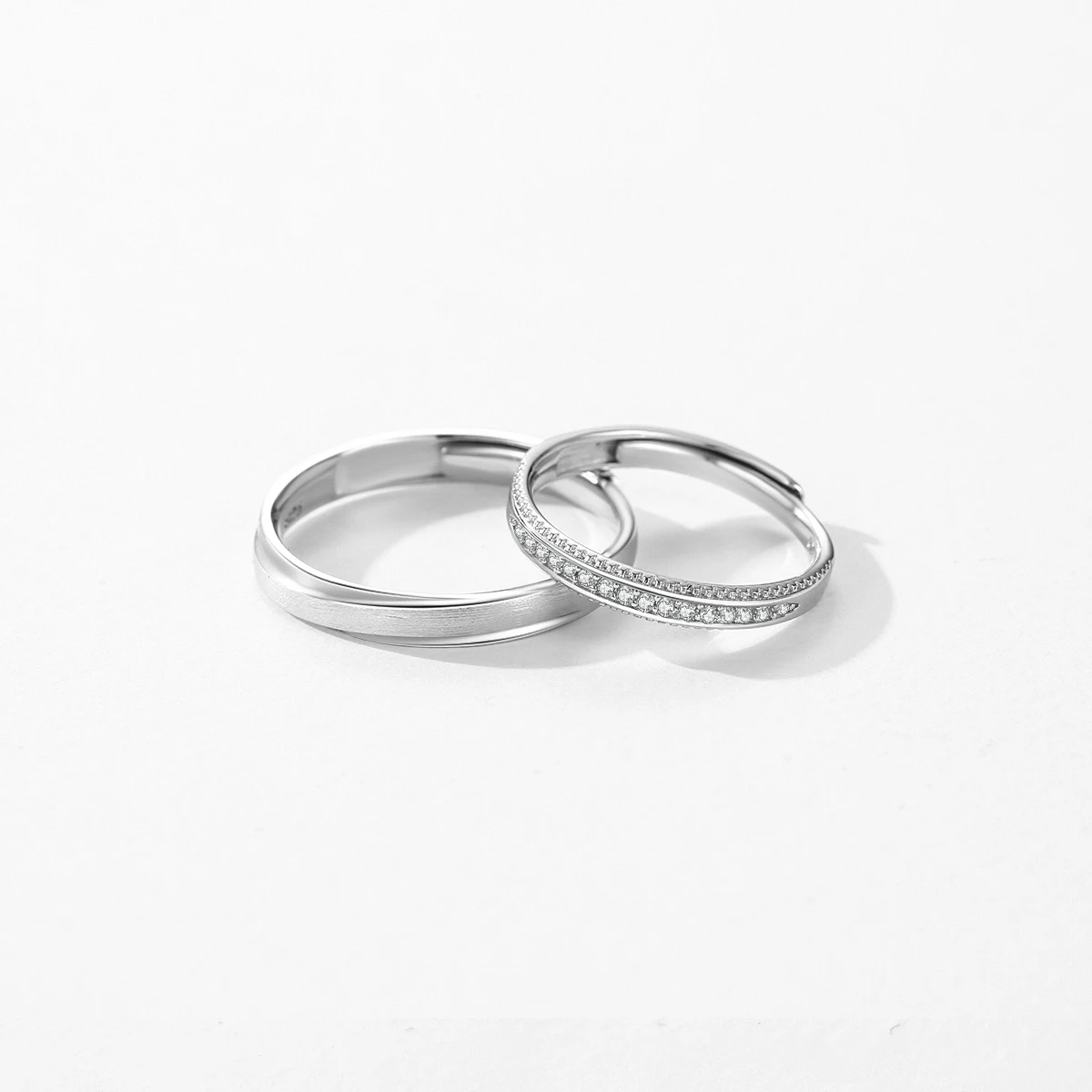 925 Sterling Silver Ring Platinum Coated Rings Price Zevrr