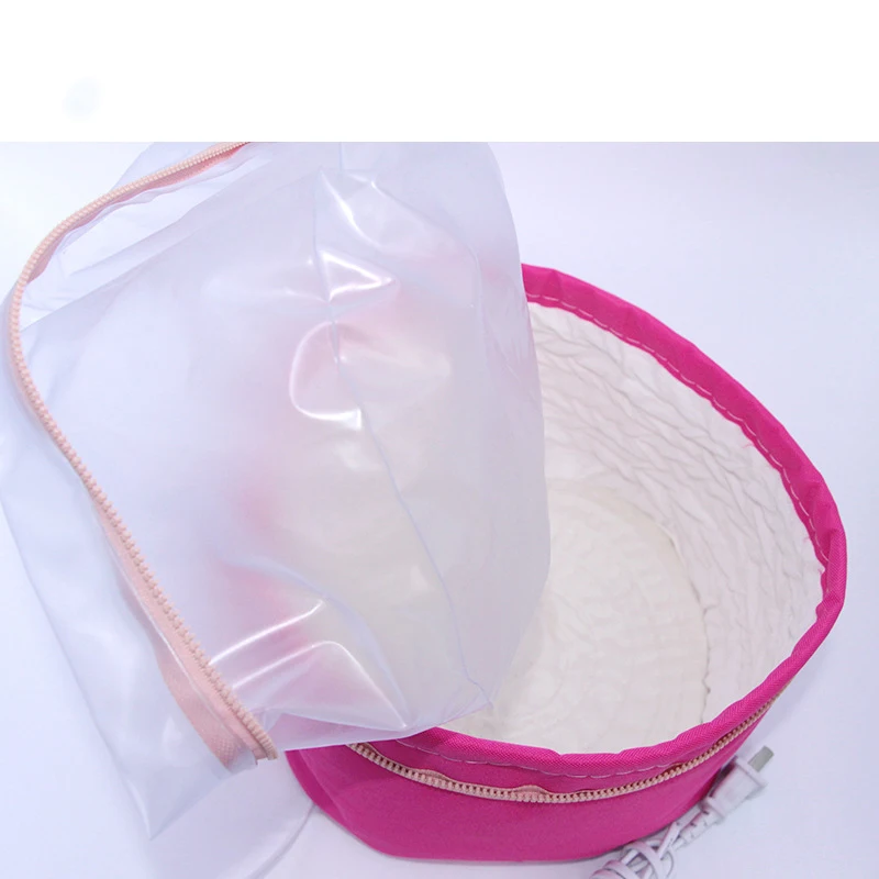 Heating Steam Hair Cap Hot Oil hat DIY hair styling heauty tools hair care nutrition hair Optional temperature