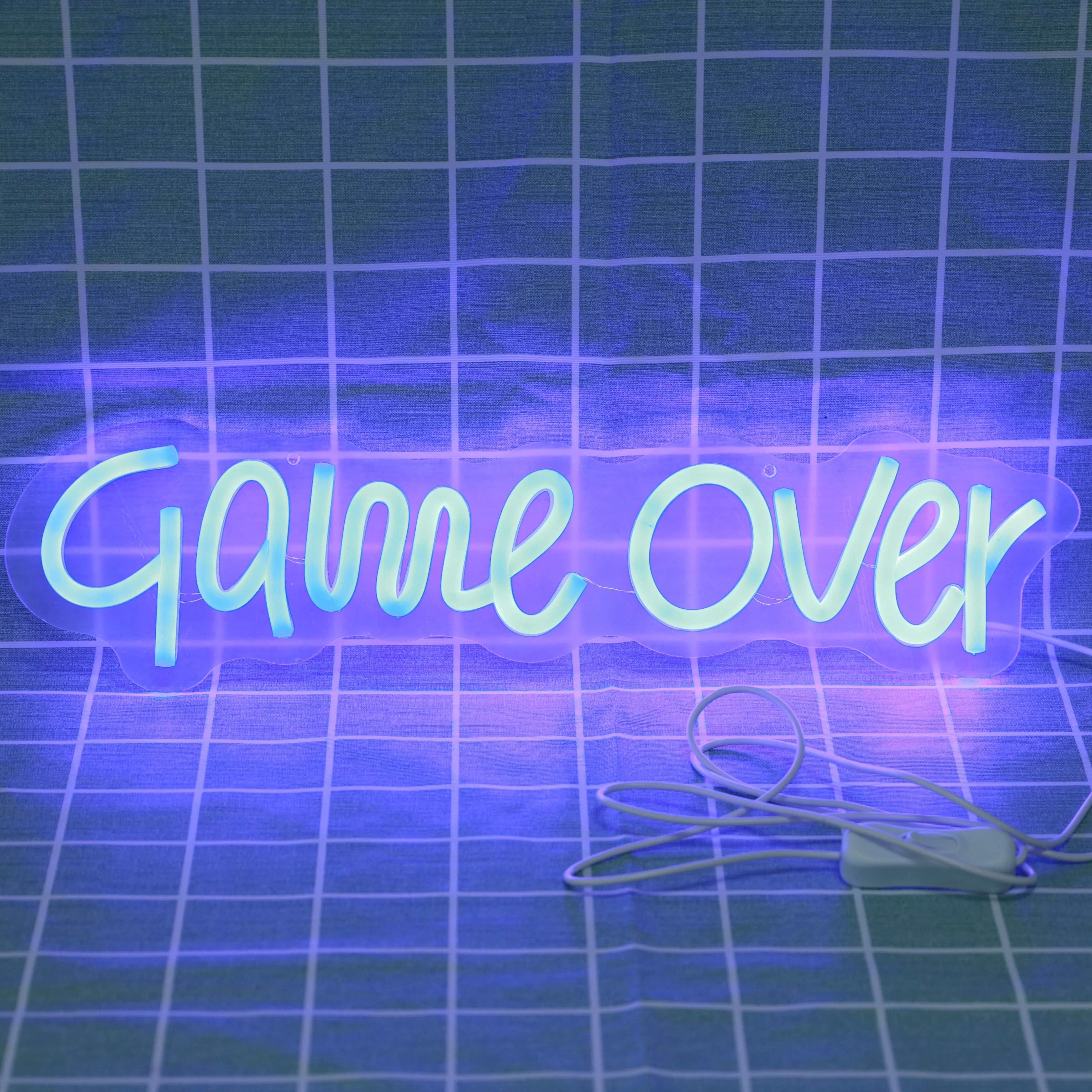 

Неоновые вывески Game Over Design, светодиодные неоновые вывески для комнаты, паба, клуба, дома, ресторана, настенный неоновый светильник s