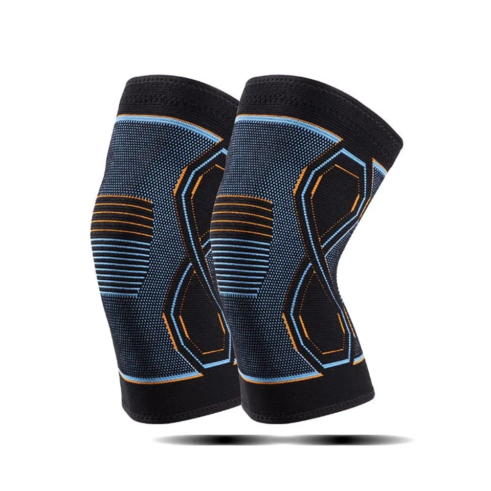 Knitted Knee Pads Compression Sleeves Joint Pain Arthritis Relief Running Fitness Elastic Wrap Brace Knee Pads Men Women 1PCS, knee pad
