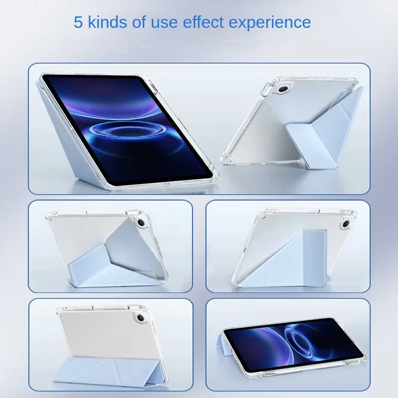 Premium Folding Stand Magnetic Leather Case with Pen Slot