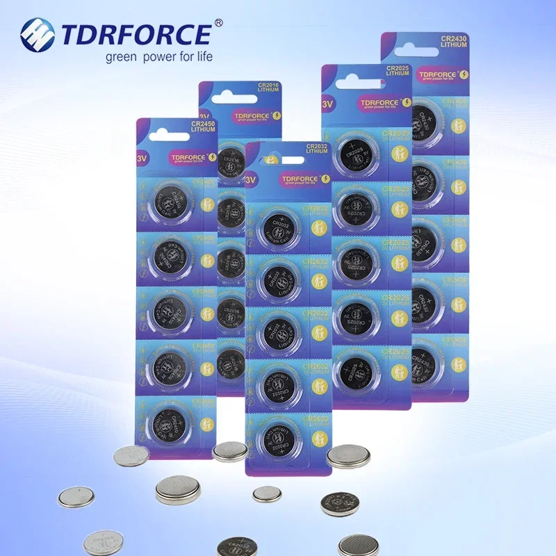 

CR2032 Button Battery Cell Battery 2-10pcs Original Durable Lithium Batteries for Watches Toys Calculators Cars Remote Control