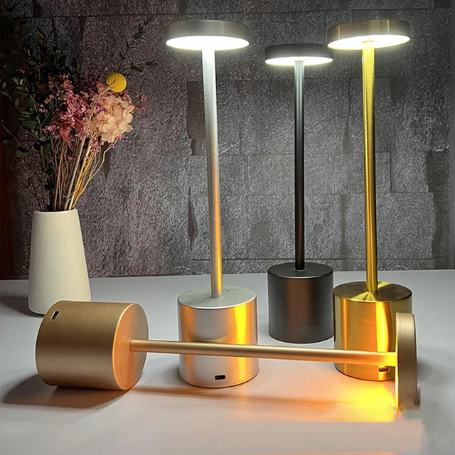 Lampe Led Sans Fil, Rechargeable, À Intensité Réglable, Luminaire Décoratif  D'intérieur, Idéal Pour Un Bureau, Un Bar, Une Chambre À Coucher Ou Un  Restaurant - Lampes De Table - AliExpress