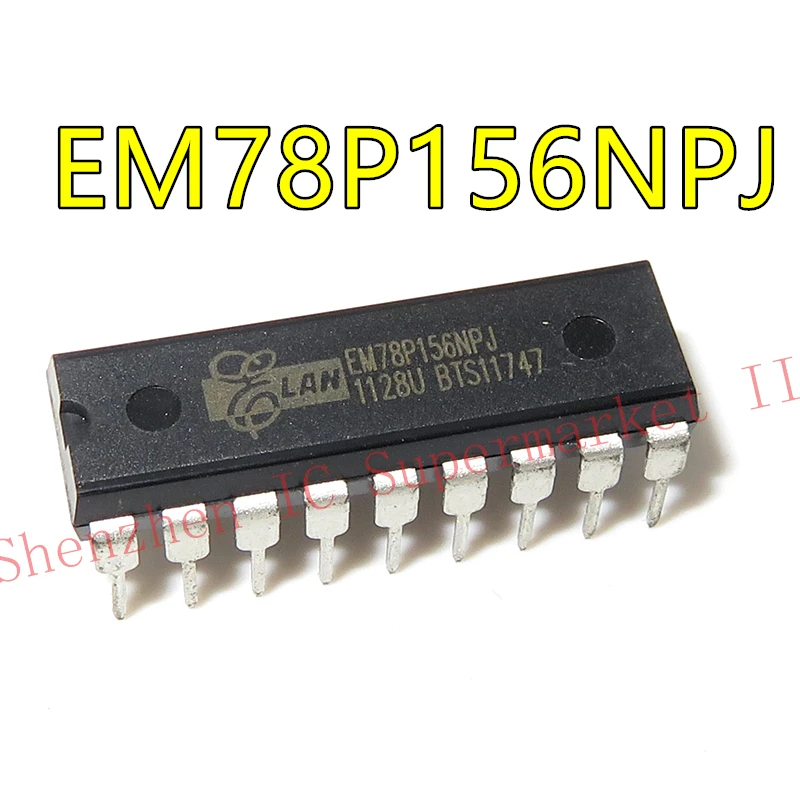 

1 шт./лот EM78P156NPJ EM78P156 DIP-18 в наличии
