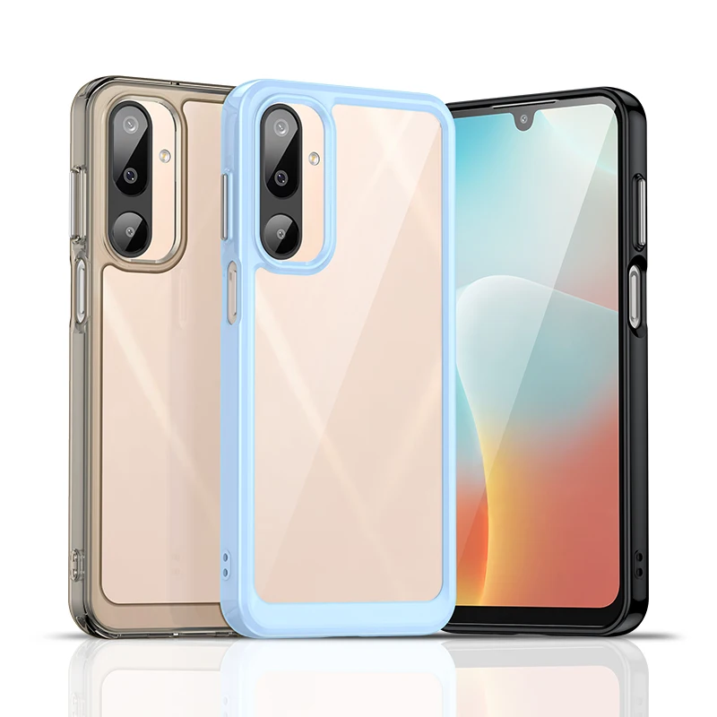 Clear Hard Translucent Phone Bumper Case