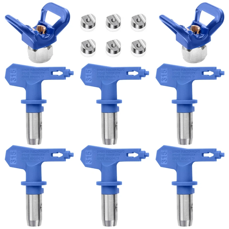 

Airless Paint Nozzles Set,Reversible Spray Tips Airless Paint Sprayer Nozzle Tips Airless Sprayer Spraying Machine Parts