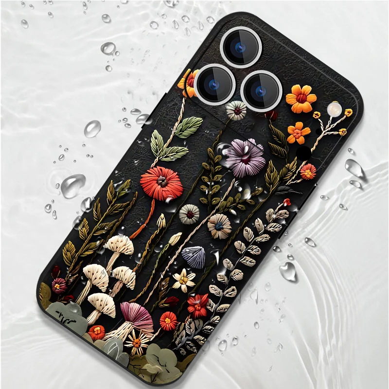 Stylish Wrist Strap Lanyard TPU Phone Case with Embossed Design