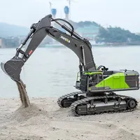 HUINA 1/14 RC Excavator Truck crawler Alloy 2.4GHz Radio Controlled Car 22 Channel Construction Vehicle Toy Sound  For Boys 2