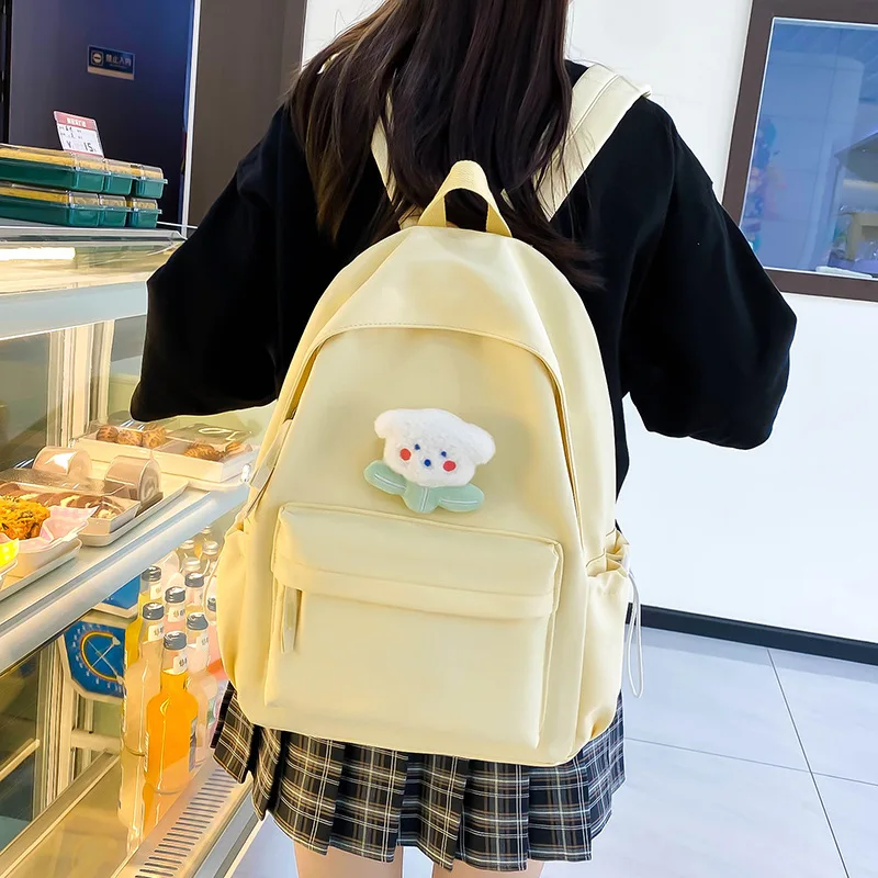 Cute Bags for Girls Backpacks for High School Popular Pink Blue Black Color Girls Sports Cartoon Backpack for Travel
