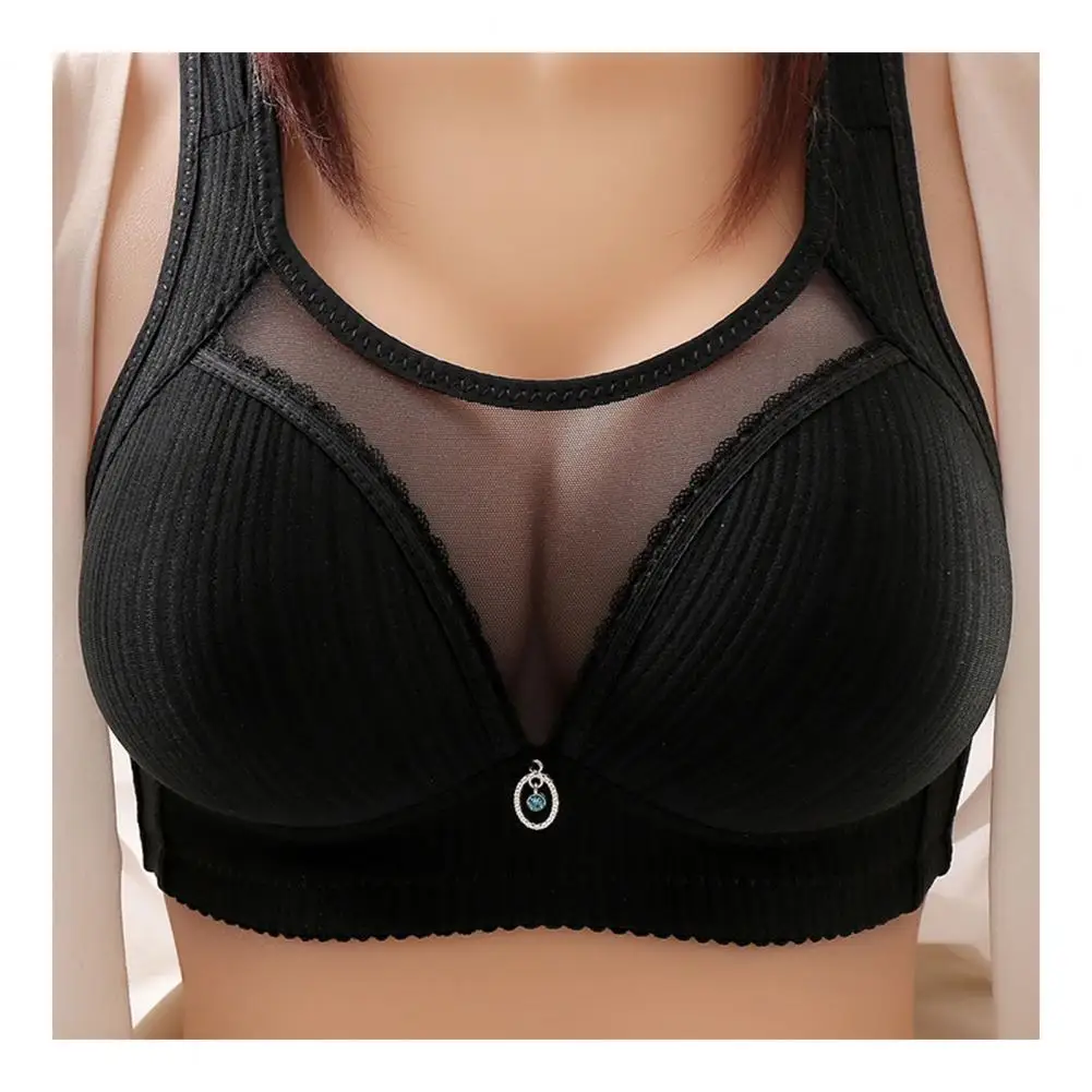 Reggiseno sportivo push-up antiscivolo comodo reggiseno senza fili da donna con spalline larghe imbottitura sul petto per donna traspirante