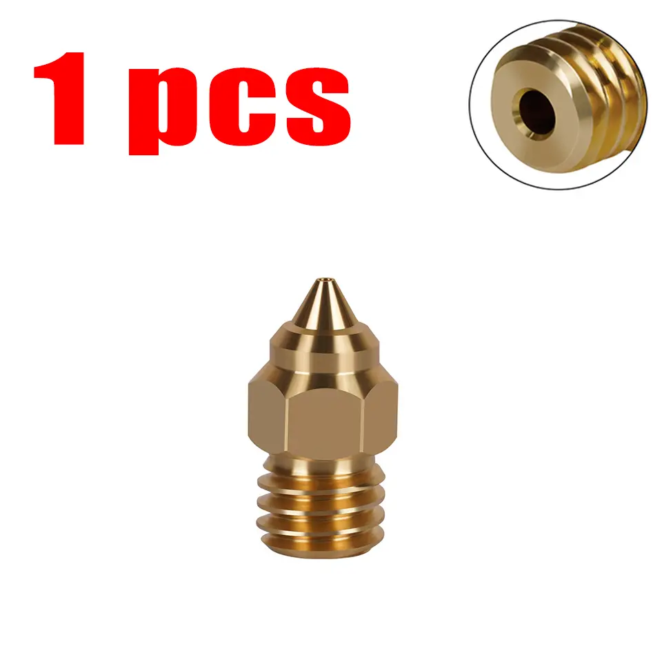 MK8 Nozzle For CR-6 SE Hard Steel Brass Copper Plated Nozzles for CR6 SE CR5 Pro Ender 3 S1 Pro CR10 V2 Ender5 Nozzle 0.4 0.6mm image 13