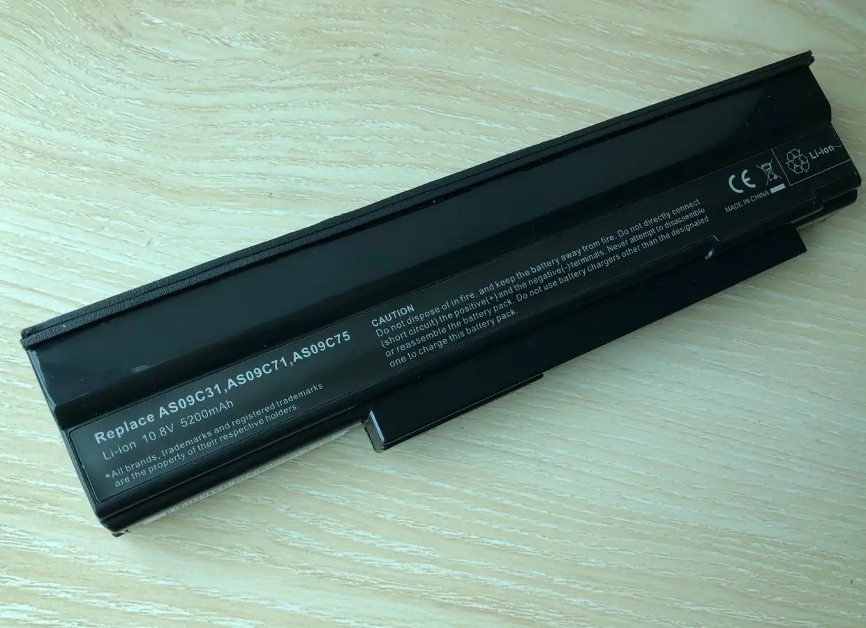 Batterie d'ordinateur portable pour Acer Extensa, eMachines, 5235, 5635, 5635G, 5635Z, 5635ZG, E528, E728, AS09C31, AS09C71