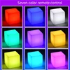 Rechargeable LED Cube Light LED Furniture Waterproof Garden Glowing Stool Cube Remote Control Chair for Bar Nightclub Home Decor 4