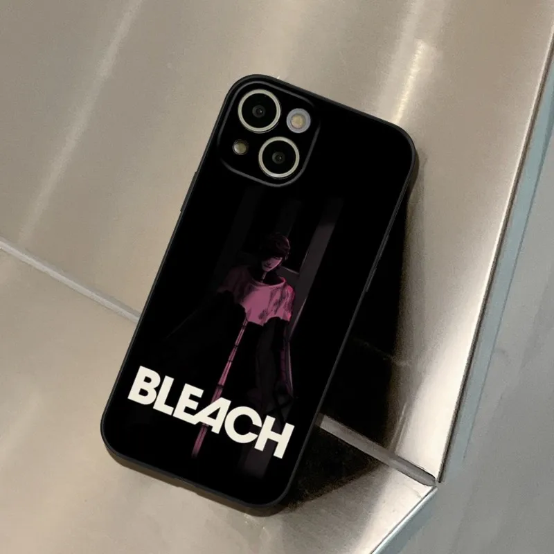 thumbnail image 1 of Sosuke-funda de teléfono de Anime Aizen Bleach, cubierta negra para IPhone 14, 13, 11, 12 Pro, 8, 7 Plus, X, 13 Pro, MAX, XR, XS, MINI SE, 2020, 1 of 5