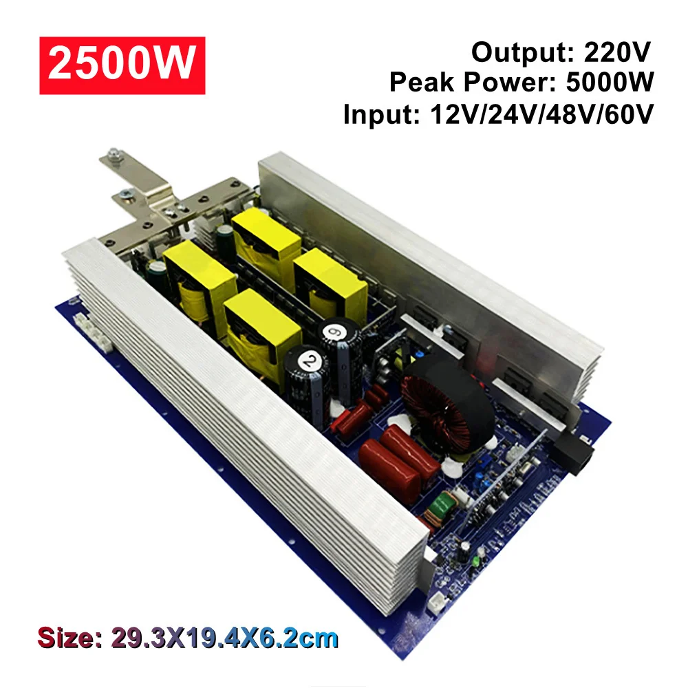 순수 사인파 인버터 모듈 12V24V48V에서 220V로 고출력 차량용 카라반 가정용 배터리 변환기 메인 보드 150W3000W
