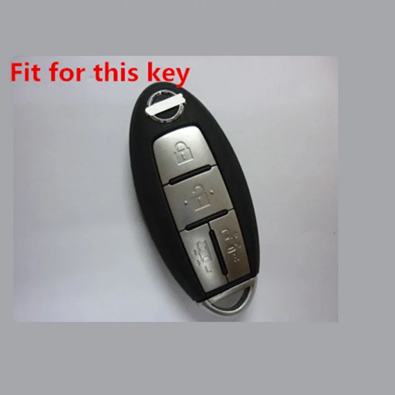 실리콘 자동차 키 커버 케이스, 닛산 노트 qashqai j10 Altima juke x-trail tiida almera serea Elgrand Quest C26 NV200 MPV key