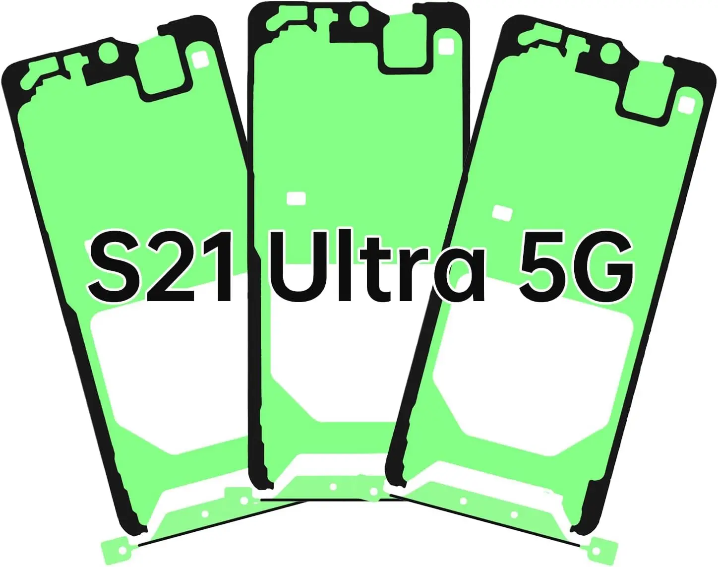 삼성 갤럭시 S20 S21 S22 S23 S24 S25 울트라 FE 플러스 5G 화면 밀봉용 방수 씰 스티커 테이프 100개