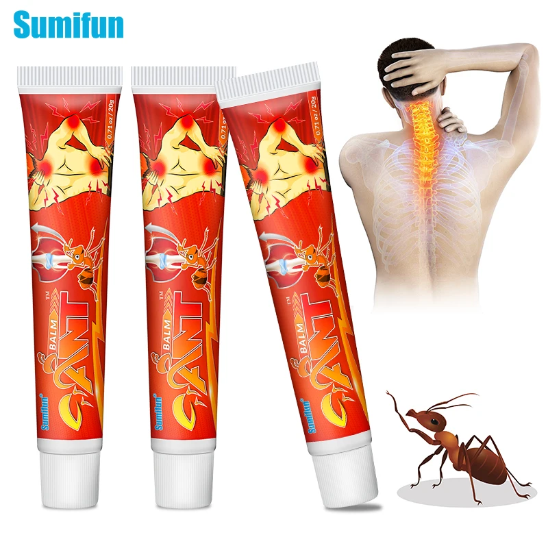 20g Ant Poison Pain Relief Cream Relieve Muscle Soreness Cervical Spondylosis Lumbar Muscle Strain Joint Pain Treat Ointment
