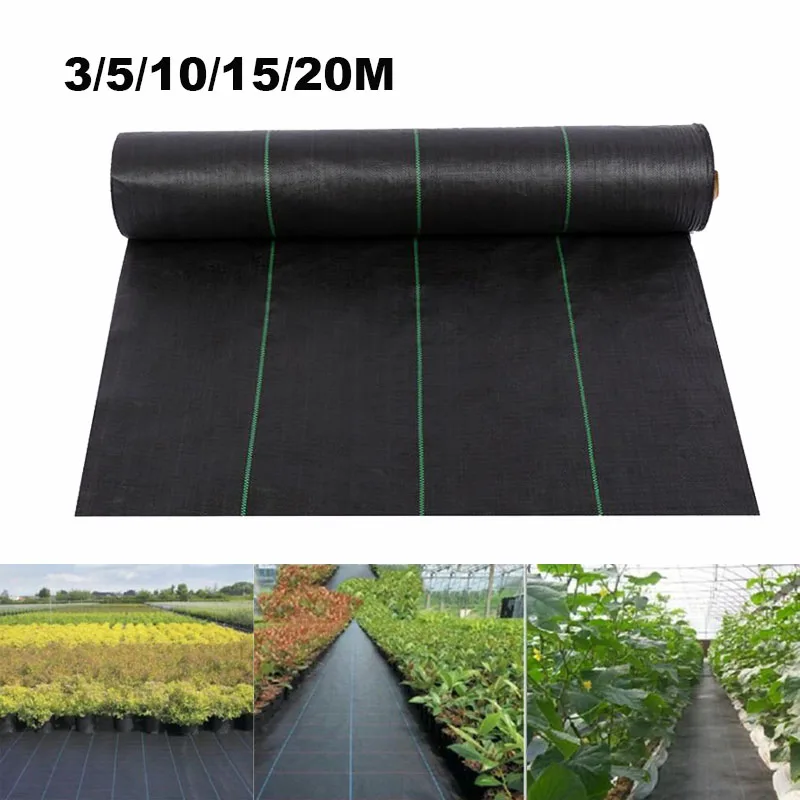 

Agriculture Weed Barrier Landscape Fabric Ground Cover Mat Plastic Plant Grow Care Cloth Garden Greenhouses Tools